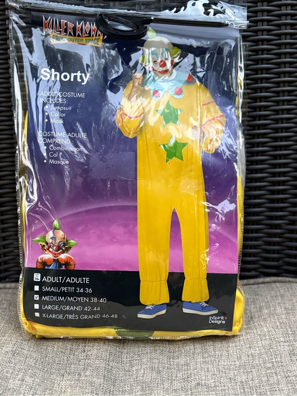 Killer Klowns From Outer Space Shorty Adult s Spirit Halloween Costume new